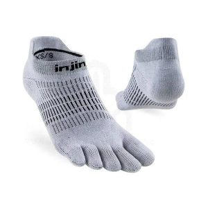 Skarpetki damskie Injinji Lightweight No-Show. Szare skarpetki Injinji, bez wzorów. Za 95,70 zł.