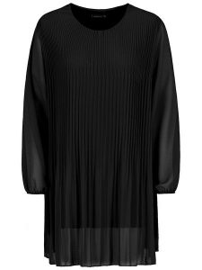 Sublevel Sukienka w kolorze czarnym rozmiar: M/L. Czarne sukienki Sublevel, l, bez wzorów, bez kołnierzyka, bez ramiączek, midi. Za 52,79 zł.
