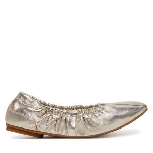 Baleriny Bronx. Żółte balerinki Bronx, bez wzorów, bez obcasa, bez zapięcia. Za 299,99 zł.