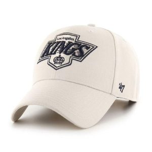 Czapka z daszkiem 47 Brand NHL Los Angeles Kings MVP SNAPBACK. Brązowe czapki 47 Brand, bez wzorów. Za 92,99 zł.