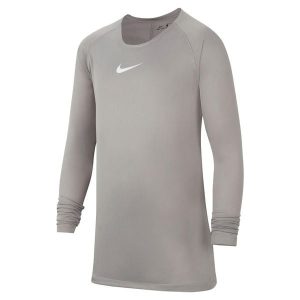 Koszulka Termoaktywna Juniorska Nike First Layer. Szare koszule nocne Nike, bez wzorów, bez ramiączek. Za 97,90 zł.