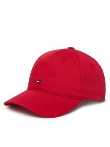 Tommy Hilfiger Czapka z daszkiem Th Flag Soft 6 Panel Cap AW0AW17781 Czerwony. Czerwone czapki TOMMY HILFIGER, bez wzorów, z bawełny. Za 141,99 zł.