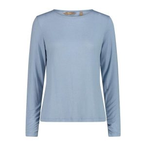 Damski sweter z dekoltem w łódkę CMP. Niebieskie swetry klasyczne CMP, na zimę, bez kołnierzyka. Za 257,50 zł.