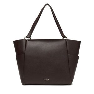 Torebka MEXX. Brązowe shopper bag Mexx, bez wzorów, bez dodatków. Za 189,99 zł.