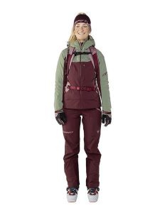 DYNAFIT Spodnie narciarskie "Radical" w kolorze bordowym rozmiar: S. Czerwone spodnie sportowe Dynafit, s, bez wzorów, z materiału, narciarskie. Za 437,17 zł.