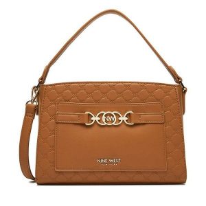 Torebka Nine West. Brązowe torebki klasyczne Nine West, bez wzorów, bez dodatków. Za 199,99 zł.