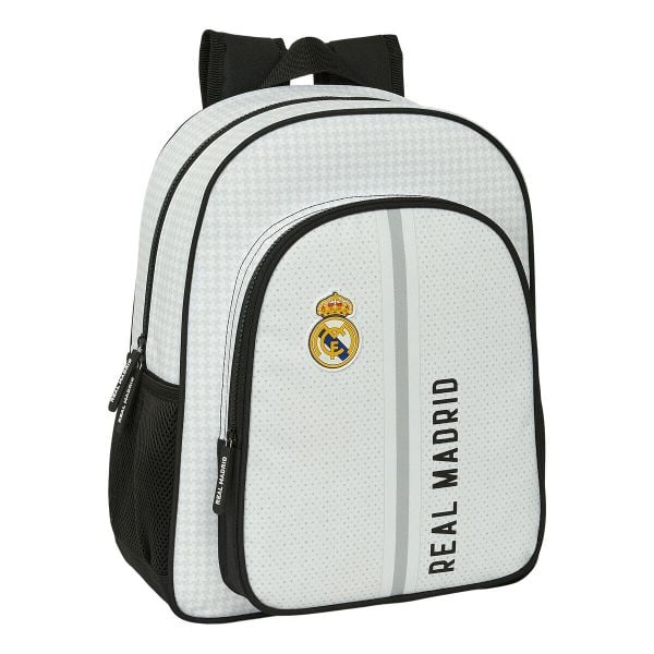 Plecak szkolny Real Madrid C.F. 24/25 Biały. Szare plecaki REAL MADRID. Za 179,00 zł.