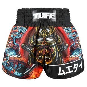 Spodenki treningowe TUFF Seraphic Seiryu Samurai Saga. Czarne szorty TUFF, bez wzorów, sportowe. Za 149,00 zł.
