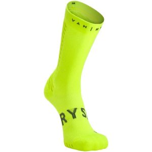 Skarpety rowerowe Van Rysel 900 zimowe. Zielone skarpetki VAN RYSEL, bez wzorów, z elastanu. Za 69,99 zł.