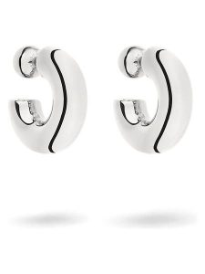 Liebeskind Posrebrzane kolczyki-półkreole rozmiar: onesize. Szare kolczyki Liebeskind, posrebrzane. Za 130,99 zł.