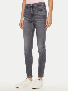 Tommy Jeans Jeansy Sylvia DW0DW19590 Szary Skinny Fit. Szare jeansy Tommy Jeans, bez wzorów, z bawełny. Za 269,99 zł.