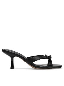 Nine West Klapki WFA2668-1 Czarny. Czarne klapki Nine West, bez wzorów, z syntetyku, bez obcasa. Za 183,99 zł.