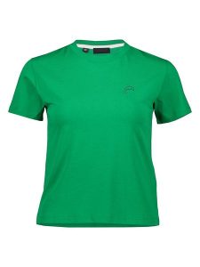 ESPRIT Koszulka w kolorze zielonym rozmiar: XS. Zielone bluzki ESPRIT, xs, bez wzorów, z bawełny, bez kołnierzyka, bez ramiączek. Za 32,90 zł.