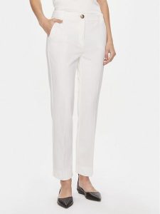 Marella Chinosy Matteo 2413781014 Biały Slim Fit. Białe chinosy Marella, bez wzorów, z syntetyku. Za 669,99 zł.