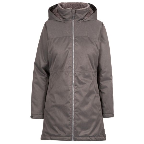 Trespass Wintry - Kobieta Jkt Dark Grey Marl. Szare kurtki Trespass, bez wzorów, z futra, bez kaptura. Za 386,99 zł.