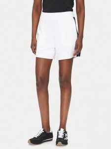 EA7 Emporio Armani Szorty materiałowe 7W000176 AF12643 U0002 Biały Regular Fit. Białe szorty EA7 Emporio Armani, bez wzorów, z materiału. Za 299,99 zł.