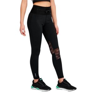 Legginsy treningowe damskie Puma Feel It Mesh 7/8 Tights. Czarne legginsy Puma, bez wzorów, z elastanu. Za 139,70 zł.
