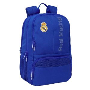 Plecak szkolny REAL MADRID Poliester 600D. Niebieskie plecaki REAL MADRID. Za 308,55 zł.