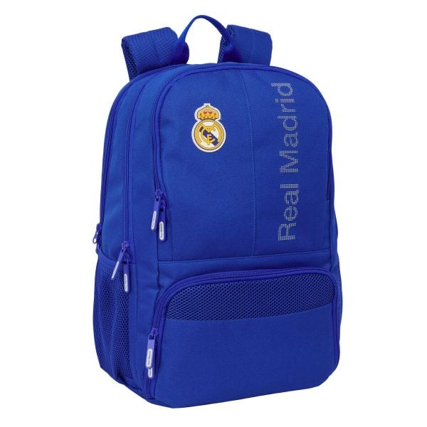 Plecak szkolny REAL MADRID Poliester 600D. Niebieskie plecaki REAL MADRID. Za 308,55 zł.