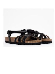 Sunbay Sandały "Primrose" w kolorze czarnym rozmiar: 38. Czarne sandały Sunbay, bez wzorów, z otwartym noskiem, bez obcasa, bez zapięcia. Za 152,99 zł.