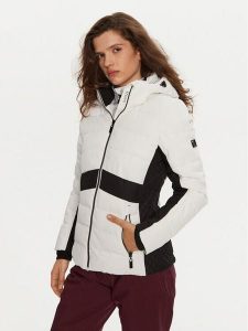 Dare2B Kurtka narciarska Glacial DWP602 Biały Regular Fit. Białe kurtki sportowe DARE2B, na zimę, bez wzorów, z syntetyku, bez kaptura, narciarskie. Za 549,99 zł.