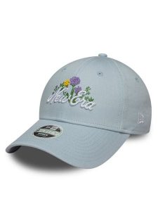 New Era Czapka z daszkiem Beaded 9FORTY 60667659 Błękitny. Niebieskie czapki New Era, bez wzorów, z bawełny. Za 129,99 zł.