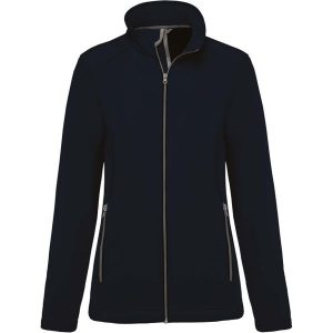 Kurtka damska Kariban Softshell 2 Couches. Niebieskie kurtki KARIBAN, bez wzorów, z softshellu, bez kaptura. Za 157,50 zł.