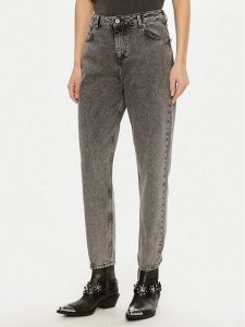 Mustang Jeansy Charlotte 1015989 Szary Mom Fit. Szare jeansy Mustang, bez wzorów, z bawełny. Za 249,99 zł.