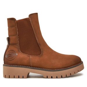Botki s.Oliver. Brązowe botki s.Oliver, bez wzorów, bez obcasa, na płaskiej podeszwie, bez zapięcia. Za 309,99 zł.