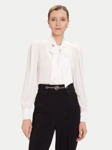 Rinascimento Koszula CFC0126204003 Biały Regular Fit. Białe koszule Rinascimento, l, bez wzorów, z syntetyku, bez kołnierzyka, bez ramiączek. Za 329,99 zł.