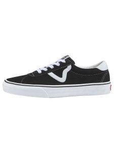 Vans Skórzane sneakersy w kolorze czarnym rozmiar: 39. Czarne trampki Vans, bez wzorów, bez zapięcia. Za 215,21 zł.