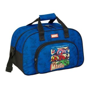Torba sportowa MARVEL Niebieski. Niebieskie torby podróżne i sportowe marvel, bez wzorów. Za 142,15 zł.
