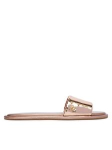 LOVE MOSCHINO Klapki JA28262G0OJE0600 Różowy. Czerwone klapki LOVE MOSCHINO, bez wzorów, z materiału, bez obcasa. Za 474,99 zł.