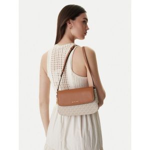 Torebka MICHAEL Michael Kors. Białe torebki klasyczne MICHAEL Michael Kors, bez wzorów, bez dodatków. Za 528,99 zł.