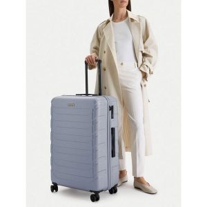 Walizka duża GINO ROSSI. Szare walizki Gino Rossi, bez wzorów, duże. Za 299,99 zł.