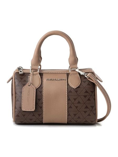 Vince Camuto Torebka w kolorze brązowo-beżowym - 21 x 13 x 13 cm rozmiar: onesize. Brązowe torebki klasyczne Vince Camuto, bez wzorów, z materiału, przez ramię, bez dodatków. Za 164,95 zł.