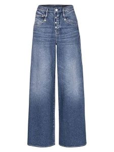 Herrlicher Dżinsy "Shyra" - Palazzo fit - w kolorze niebieskim rozmiar: W32/L32. Niebieskie jeansy Herrlicher, bez wzorów. Za 208,99 zł.