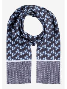 More & More Szal w kolorze czarno-niebieskim rozmiar: onesize. Czarne szaliki More & More, bez wzorów, z materiału. Za 43,99 zł.