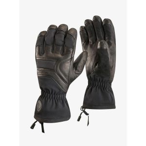 Rękawice w góry Black Diamond Patrol Gloves. Czarne rękawiczki Black Diamond, bez wzorów. Za 396,99 zł.