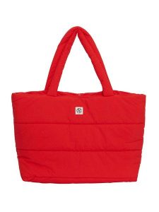 MOSS COPENHAGEN Shopper bag w kolorze czerwonym - 54 x 32 cm rozmiar: onesize. Czerwone shopper bag Moss Copenhagen, bez wzorów, z materiału, na ramię, bez dodatków. Za 175,67 zł.