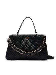 Guess Torebka Maxine HWQG97 33050 Czarny. Czarne torebki klasyczne Guess, z aplikacjami, ze skóry, bez dodatków. Za 634,99 zł.