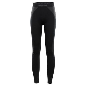 Damskie legginsy Alpine Pro Lenta. Czarne legginsy Alpine Pro, bez wzorów, z materiału. Za 173,10 zł.