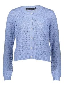 Vero Moda Kardigan w kolorze błękitnym rozmiar: S. Niebieskie kardigany Vero Moda, z bawełny. Za 83,22 zł.