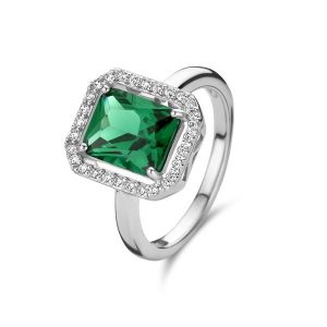 Parte Di Me Pierścionek Parte Di Me Mia Colore Verdi - srebro Pierścionki 1 ct Damski. Pierścionki Parte Di Me, z cyrkonią, srebrne. Za 321,99 zł.
