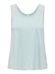 ONLY Top w kolorze błękitnym rozmiar: XS. Niebieskie topy ONLY, xs, bez wzorów, bez kołnierzyka, bez ramiączek. Za 32,90 zł.