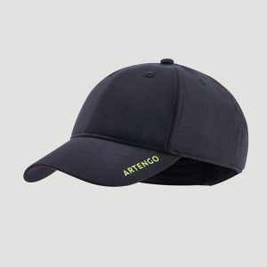 Czapka z daszkiem tenis Artengo TC500 rozmiar 54. Czarne czapki ARTENGO, bez wzorów, z materiału, sportowe. W wyprzedaży za 24,99 zł.