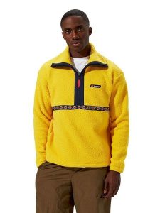 Berghaus Bluza polarowa "Rhynie" w kolorze żółto-czarnym rozmiar: 52. Żółte bluzy Berghaus, bez wzorów, z polaru, bez kaptura. Za 217,99 zł.