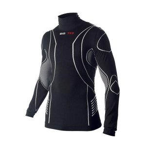 Kamizelka z golfem Biotex bioflex warm compression. Czarne golfy BIOTEX, bez wzorów. Za 367,00 zł.