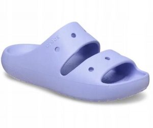 Klapki Dla Dorosłych Crocs Classic V2. Brązowe klapki Crocs, bez wzorów, z materiału, bez obcasa. Za 118,99 zł.