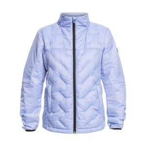 Kurtka snowboardowa damska ROXY Lunapack Insulator. Fioletowe kurtki Roxy, na zimę, xs, bez wzorów, bez kaptura, narciarskie. Za 369,99 zł.